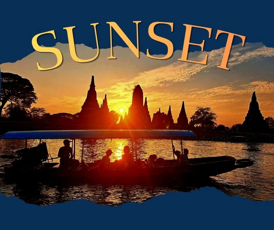 พระอาทิตย์ตก & ล่องเรือกลางคืน