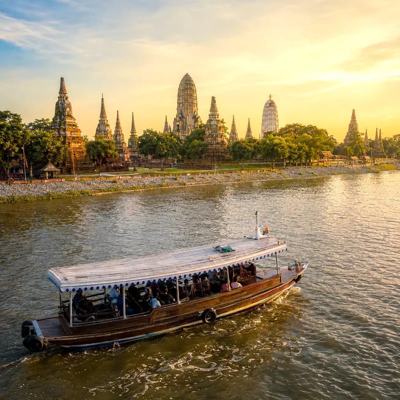 ล่องเรือไหว้ 9 วัด อยุธยา (เรือ M)