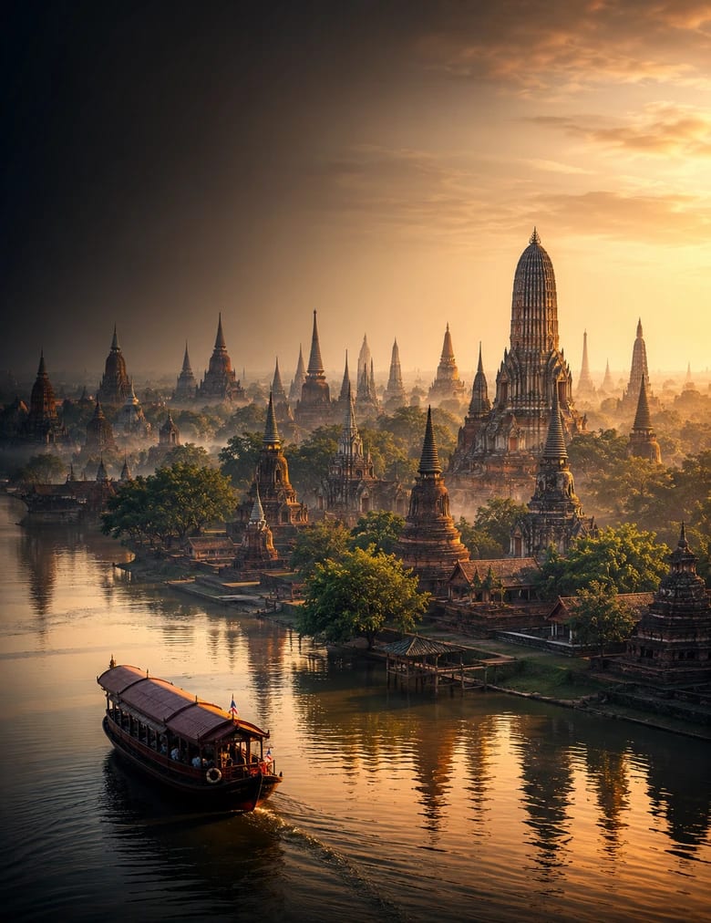 ล่องเรือไหว้ 9 วัด อยุธยา (เรือ M)