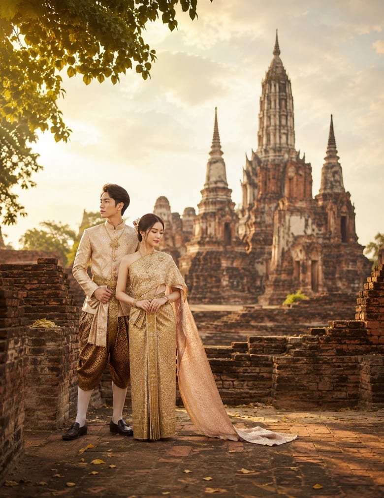 เช่าชุดไทยถ่ายรูปในอยุธยา